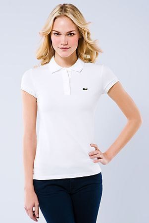 Lacoste short lapel T woman S-2XL-004